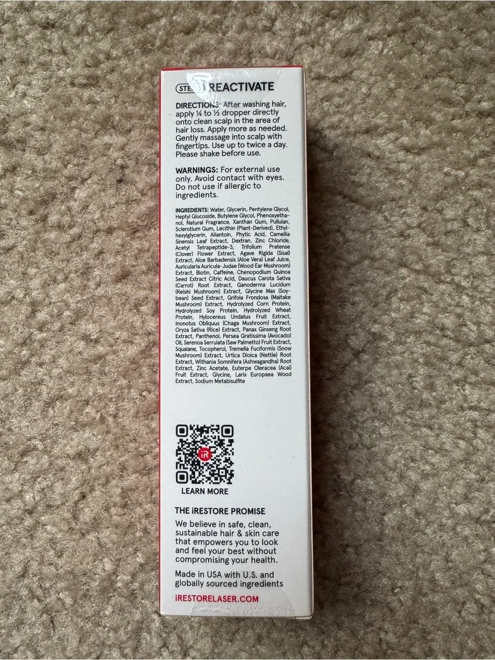 iRESTORE SEALED Growth Activator Serum for Thinning Hair